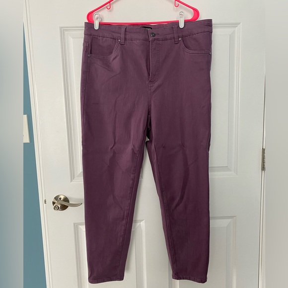 🦄Purple Universal Standard Seine High Rise 27” Skinny Jeans - Picture 4 of 6